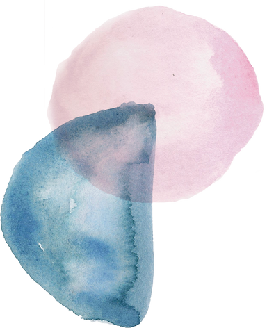 Watercolor Organic Splat Shape